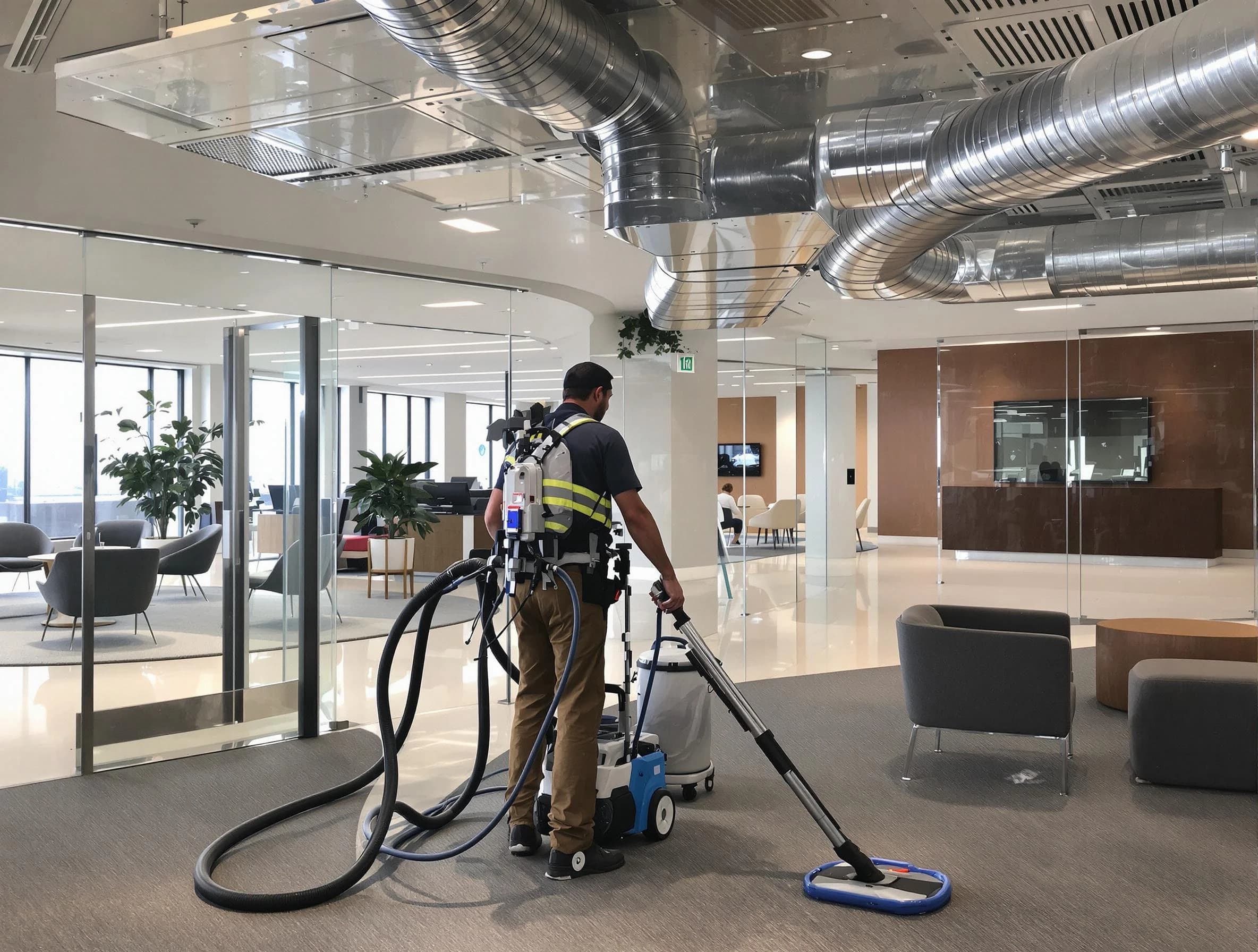 Commercial duct cleaning service by Taylorsville Air Duct Cleaning in Taylorsville