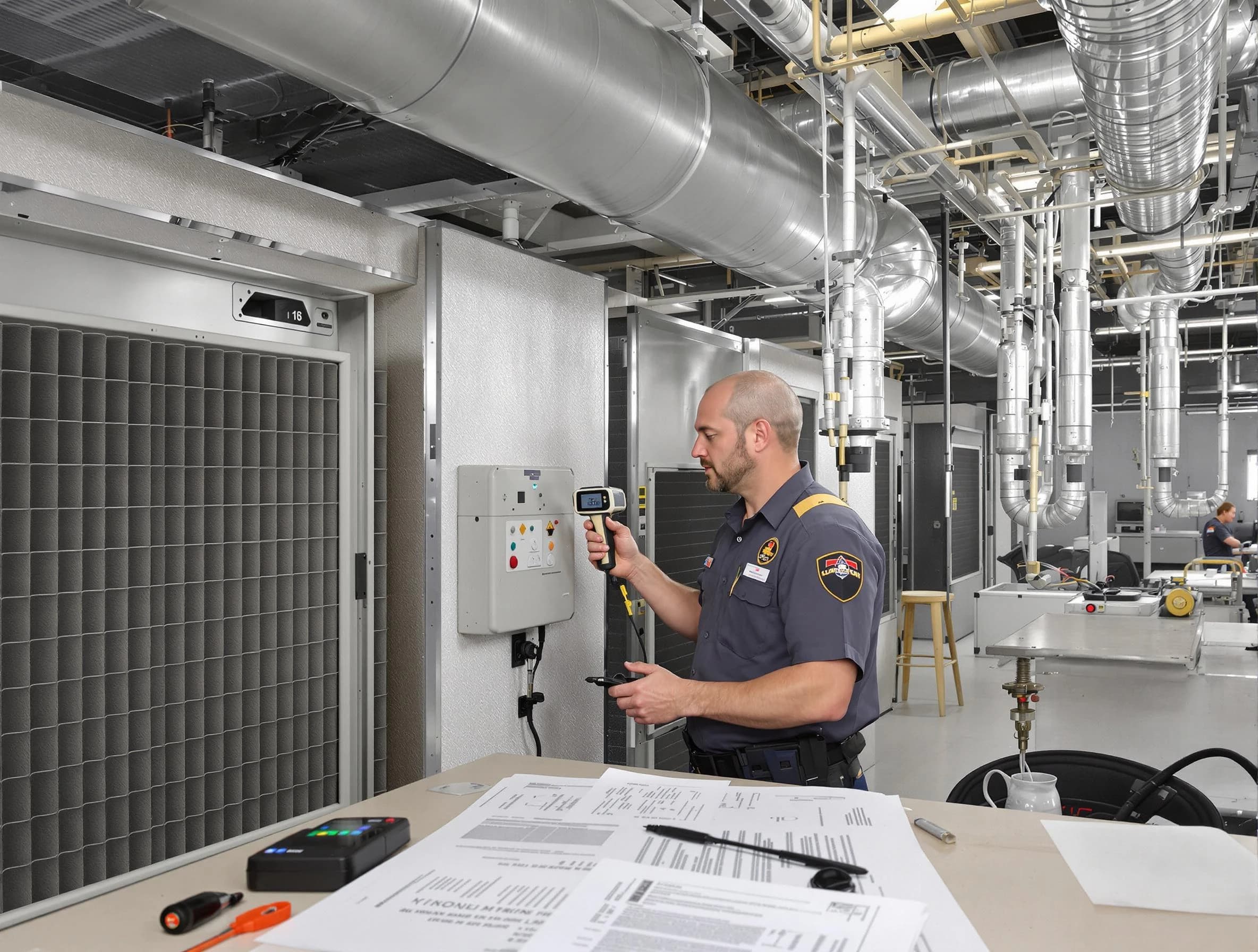 Professional filter system inspection by Taylorsville Air Duct Cleaning in Taylorsville