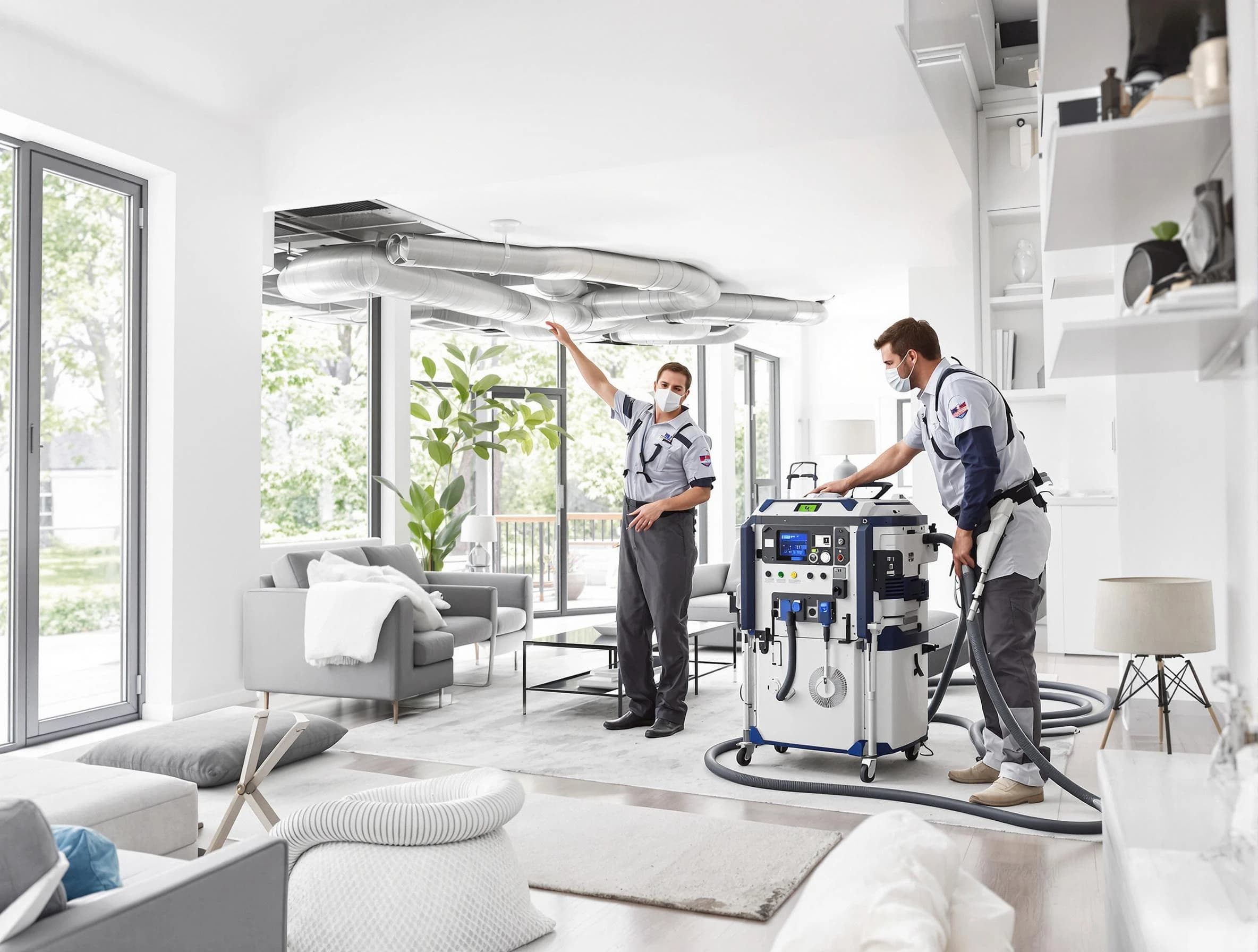 Taylorsville Air Duct Cleaning professional conducting pure air duct cleaning with state-of-the-art equipment in Taylorsville